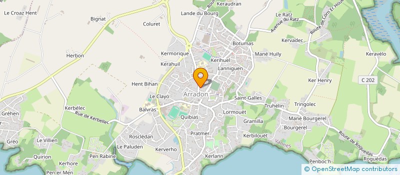 localisation de l'entreprise LA TRAVERSEE  ARRADON