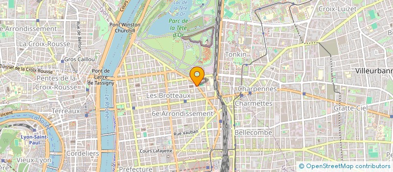 localisation de l'entreprise LA TRAVERSEE DES LIEUX à LYON