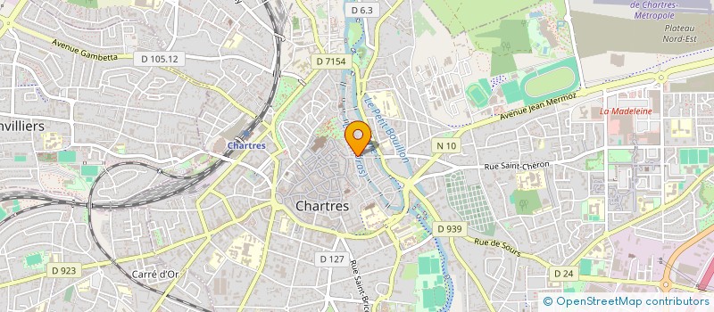 localisation de l'entreprise LA TRAVIATA à CHARTRES