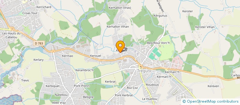 localisation de l'entreprise LA TREGUNOISE  TREGUNC