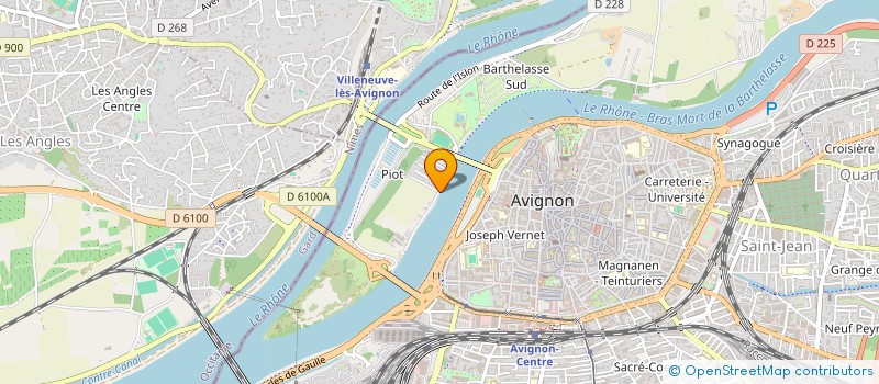 localisation de l'entreprise LA TREILLE à AVIGNON