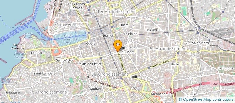 localisation de l'entreprise LA TREILLE à MARSEILLE