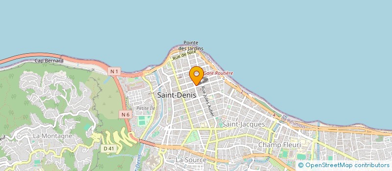 localisation de l'entreprise LA TREILLE à SAINT-DENIS