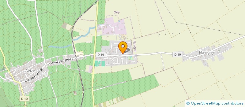 localisation de l'entreprise LA TREILLE  AVIZE