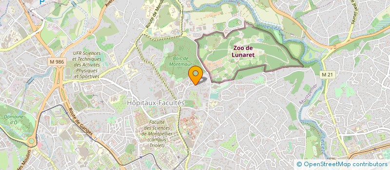 localisation de l'entreprise LA TREILLE à MONTPELLIER