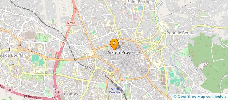 localisation de l'entreprise LA TREILLE D'OLIVIER  AIX-EN-PROVENCE