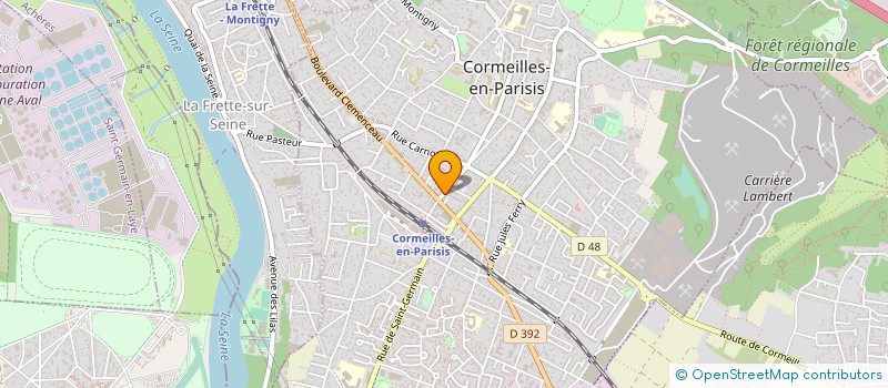 localisation de l'entreprise LA TREILLE DE CORMEILLES à CORMEILLES-EN-PARISIS