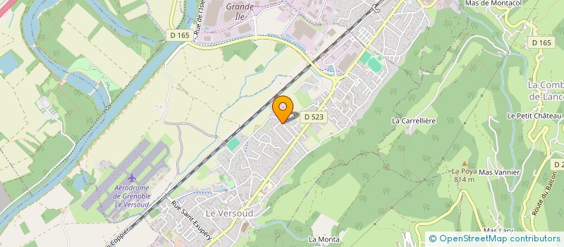 localisation de l'entreprise LA TREILLE II  LE VERSOUD