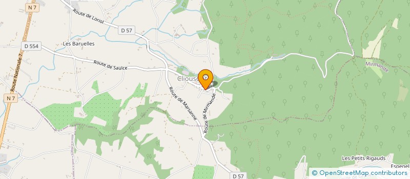 localisation de l'entreprise LA TREILLE MUSCATE à CLIOUSCLAT