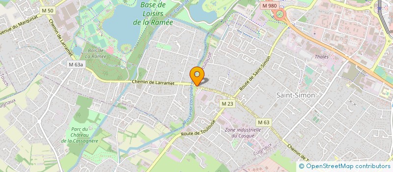 localisation de l'entreprise LA TREILLE OCCITANE  TOULOUSE