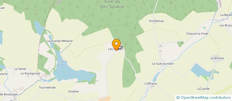 localisation de l'entreprise LA TREMBLAIE  MOUCHAMPS