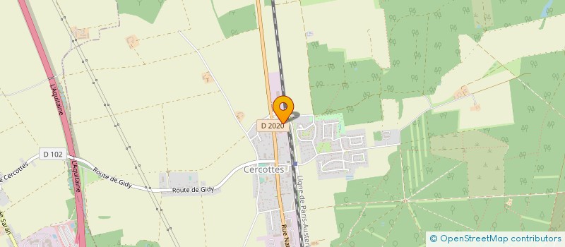 localisation de l'entreprise LA TREMBLERIE à CERCOTTES