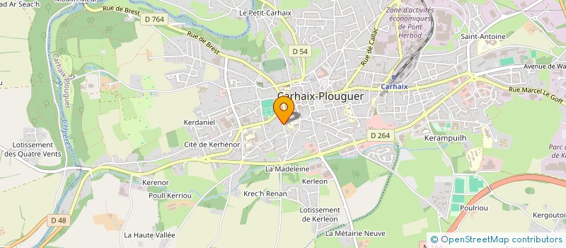 localisation de l'entreprise LA TREMEUROISE à CARHAIX-PLOUGUER