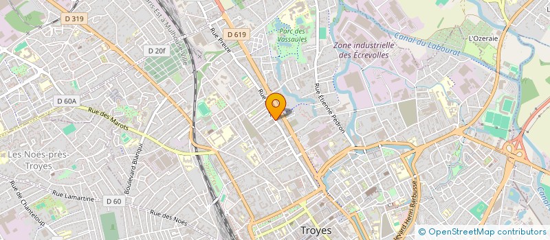 localisation de l'entreprise LA TREMIERE à TROYES