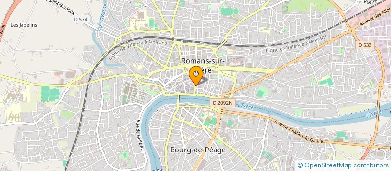 localisation de l'entreprise LA TRESHORRIFICQUE COMPAGNIE  ROMANS-SUR-ISERE