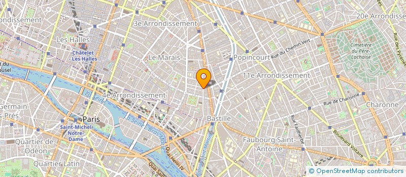 localisation de l'entreprise LA TRESSE PARISIENNE  PARIS