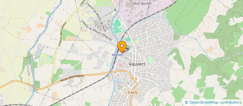 localisation de l'entreprise LA TREV' à VAUVERT