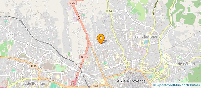 localisation de l'entreprise LA TREVARESSE à AIX EN PROVENCE