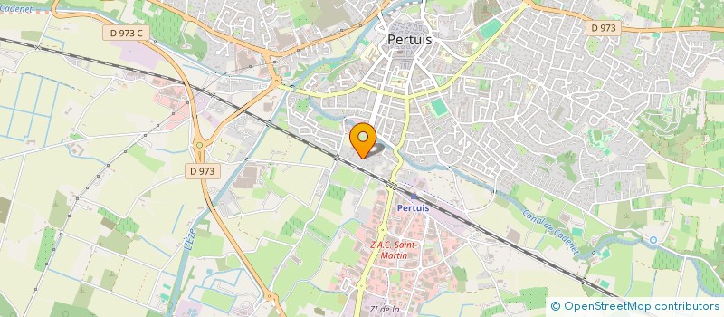 localisation de l'entreprise LA TREVARESSE  PERTUIS