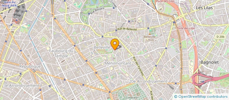 localisation de l'entreprise LA TREVE  PARIS