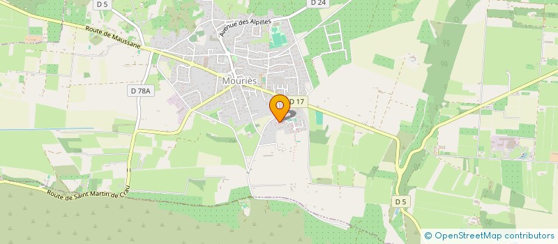 localisation de l'entreprise LA TREVE EDITIONS  MOURIES