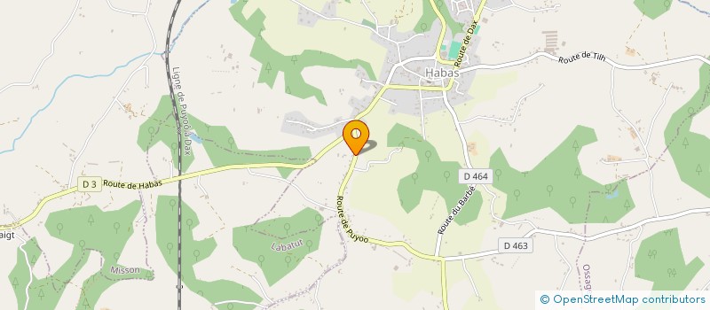 localisation de l'entreprise LA TREYTURE  HABAS