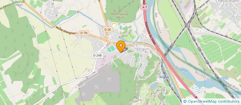 localisation de l'entreprise LA TRIADE  ORGON