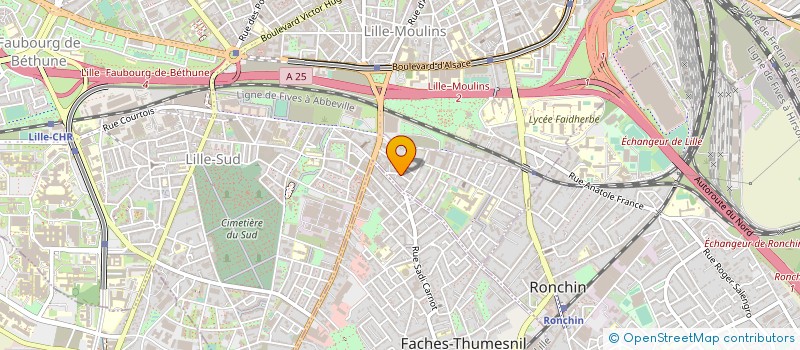 localisation de l'entreprise LA TRIBU à LILLE