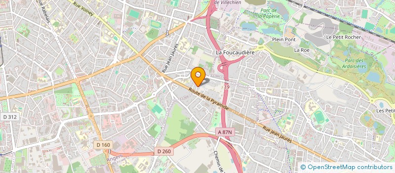 localisation de l'entreprise LA TRIBU à ANGERS