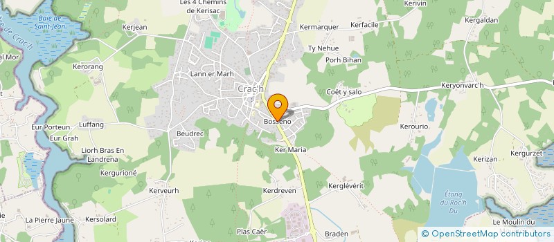 localisation de l'entreprise LA TRIBU  CRACH