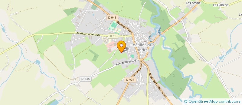 localisation de l'entreprise LA TRIBU à CHATILLON-SUR-INDRE