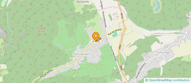 localisation de l'entreprise LA TRIBU  PIERREVILLERS