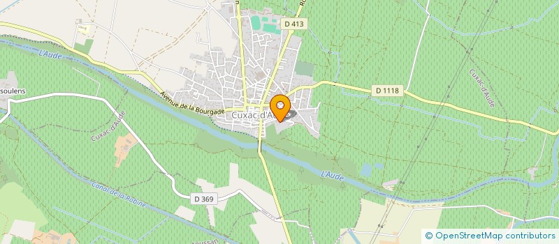 localisation de l'entreprise LA TRIBU  CUXAC-D'AUDE