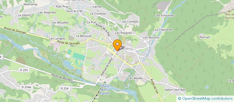 localisation de l'entreprise LA TRIBU  SAMOENS