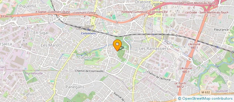 localisation de l'entreprise LA TRIBU à COLOMIERS