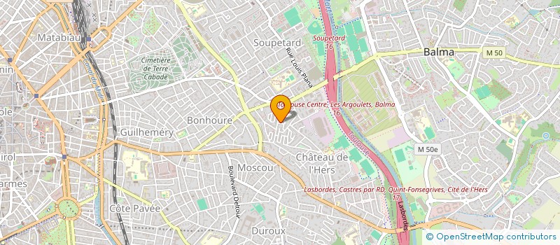 localisation de l'entreprise LA TRIBU CCEJM à TOULOUSE