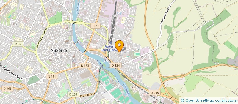 localisation de l'entreprise LA TRIBU D'ESSENCE à AUXERRE