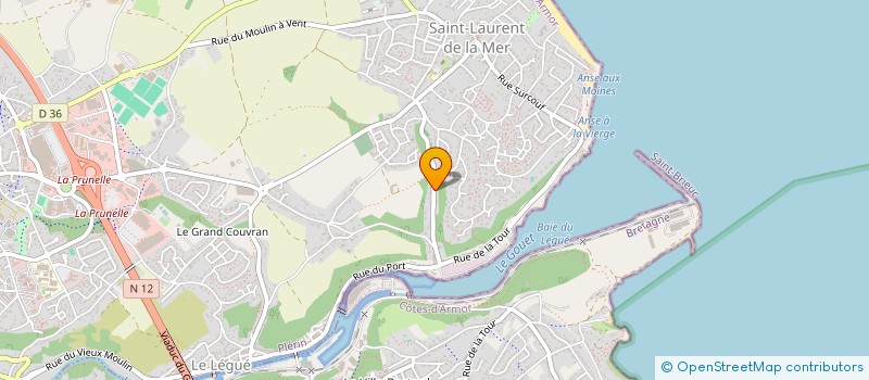 localisation de l'entreprise LA TRIBU DE L'IC  PLERIN