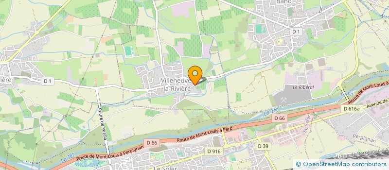 localisation de l'entreprise LA TRIBU DE LA CAPSOLE  VILLENEUVE-LA-RIVIERE