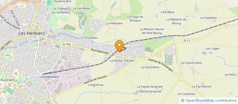 localisation de l'entreprise LA TRIBU DE NANA à LES HERBIERS