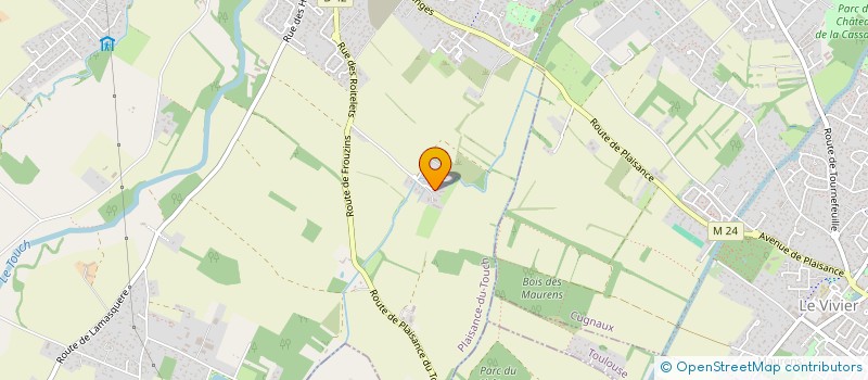 localisation de l'entreprise LA TRIBU DE SHANA  PLAISANCE-DU-TOUCH