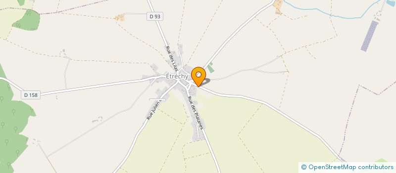 localisation de l'entreprise LA TRIBU DES BAROUDEURS  ETRECHY