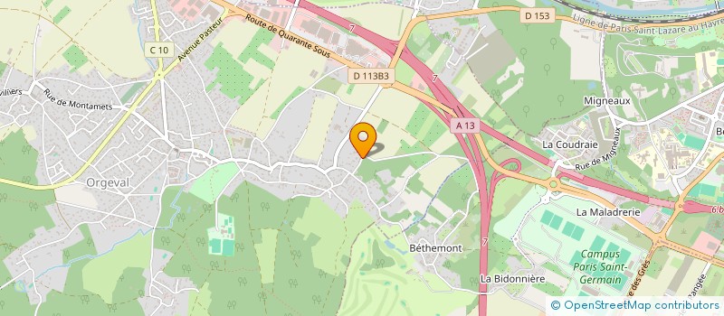 localisation de l'entreprise LA TRIBU DES EXPLOR'ACTEURS à ORGEVAL