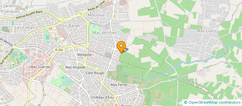 localisation de l'entreprise LA TRIBU DES NACS à PERPIGNAN