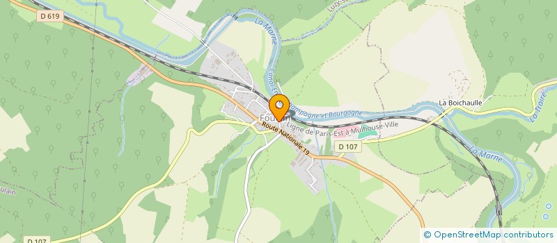localisation de l'entreprise LA TRIBU DES P'TITS LOUPS à FOULAIN
