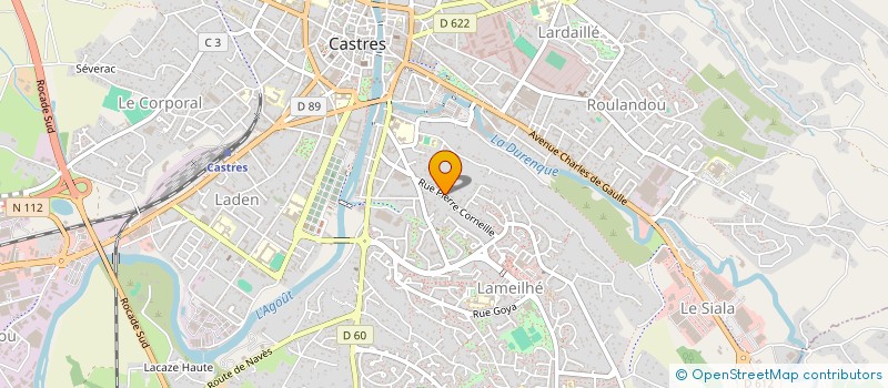 localisation de l'entreprise LA TRIBU DES ROUCAUX  CASTRES