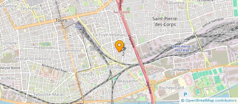 localisation de l'entreprise LA TRIBU DES ZAZOUS  TOURS