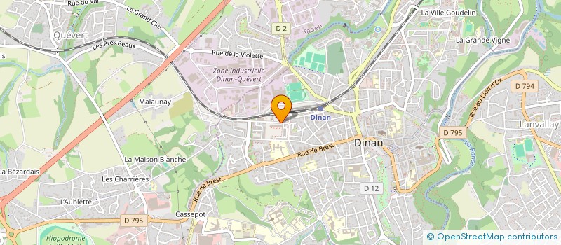 localisation de l'entreprise LA TRIBU DINAN AGGLOMERATION à DINAN