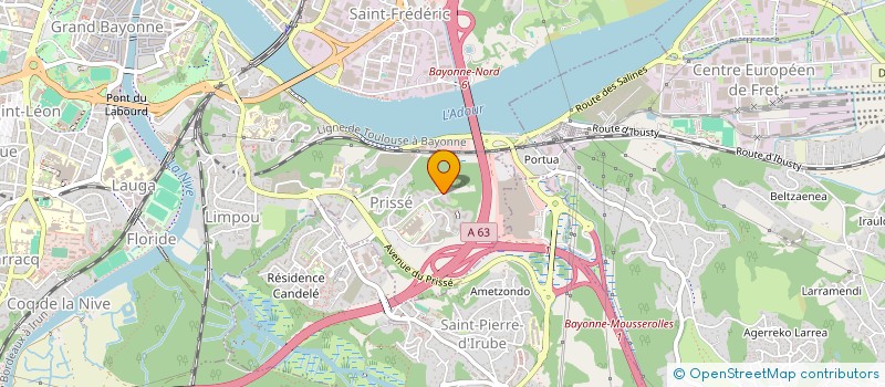 localisation de l'entreprise LA TRIBU DU BERCAIL à BAYONNE