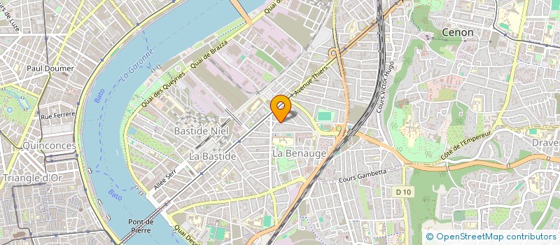 localisation de l'entreprise LA TRIBU DU CHANGEMENT  BORDEAUX